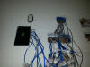 Luxon 8 Port ethernet switch and network of 6 Alarm.com outdoor high defintion cameras